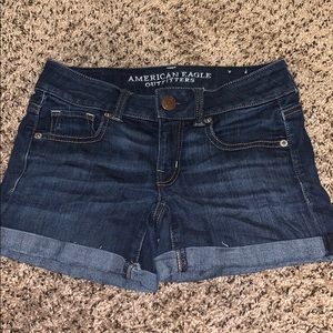 American eagle jean shorts